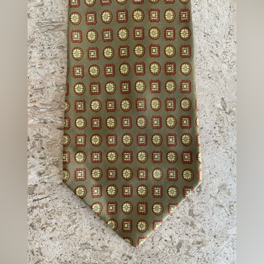 FENDI Vintage Silk Patterned Tie